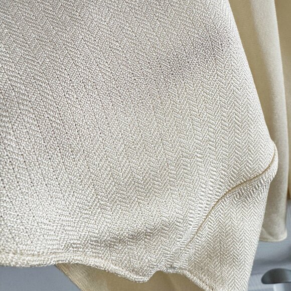 Khaite "Lindy" Culottes in Champagne, Size Small - Picture 5 of 6